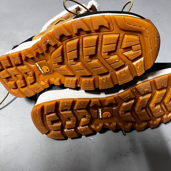 Carhartt Women's Pellston Waterproof Insulated 8 inch Boot, Tan Nubuck WOMENS 10 - Picture 11 of 14